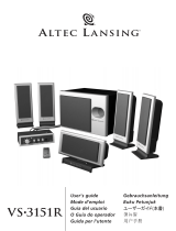 Altec Lansing VS3151R Manual de usuario