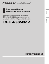 Pioneer DEH-P8650MP Manual de usuario