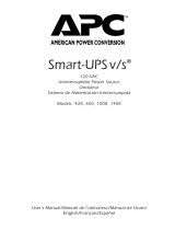 APC 1400 Manual de usuario