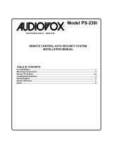 Audiovox PS-230i Manual de usuario