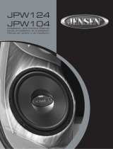 Audiovox Jensen JPW104 Manual de usuario