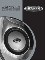 Audiovox Jensen JSP1044 Manual de usuario