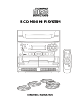 Audiovox Mini Hi-Fi System Manual de usuario