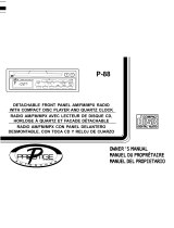 Audiovox P-88 Manual de usuario
