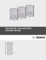 Bosch Appliances FAS-420-TM Manual de usuario