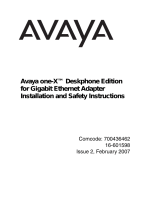 Avaya Gigabit Ethernet Adapter Manual de usuario