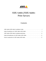 Axis Communications 5600+ Manual de usuario