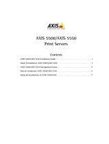 Axis AXIS 5550 Manual de usuario