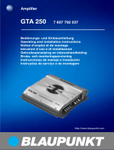 Blaupunkt GTA 250 Manual de usuario