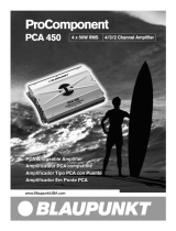 Blaupunkt PCA450 Manual de usuario