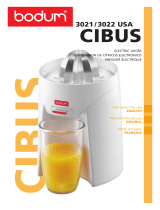Bodum CIBUS 3022 Manual de usuario