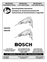 Bosch Power Tools 1005VSR Manual de usuario
