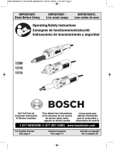 Bosch Power Tools 1210 Manual de usuario