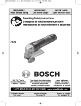 Bosch Power Tools PS70B Manual de usuario