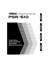 Bosch PSR-510 Manual de usuario