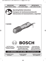 Bosch 1132VSR Manual de usuario