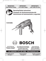 Bosch 1191VSRK-RT Manual de usuario