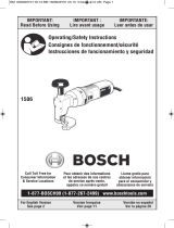 Bosch Power Tools 1506 Manual de usuario