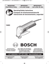 Bosch 1500C Manual de usuario