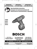 Bosch Power Tools 32614 Manual de usuario
