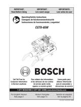 Bosch Power Tools CGT8-65W Manual de usuario