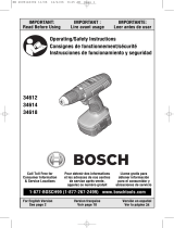 Bosch Power Tools 37614 Manual de usuario