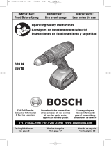 Bosch Power Tools 38636 Manual de usuario