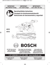 Bosch Power Tools 4310 Manual de usuario