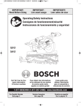 Bosch 5412L Manual de usuario