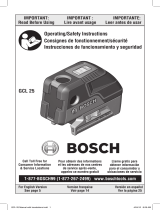 Bosch Power Tools GCL25 Manual de usuario