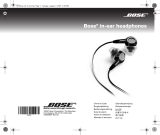 Bose In-Ear Headphones Manual de usuario