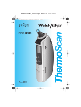 Braun Pro3000 Thermoscan Manual de usuario