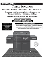 Brinkmann CHARCOAL SMOKER CHARCOAL GRILL Manual de usuario