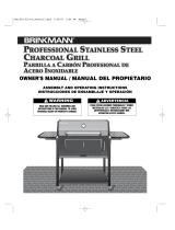 Brinkmann PROFESSIONAL STAINLESS STEEL Charcoal Grill Manual de usuario