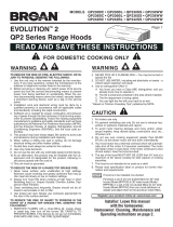 Broan QP230WW Manual de usuario