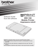 Brother MW-100 Manual de usuario