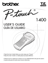 Brother PT-1400 Manual de usuario