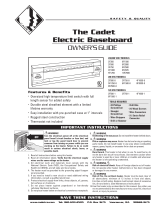 Cadet 10F2500 Manual de usuario