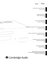 Cambridge Audio Azur 740C Manual de usuario