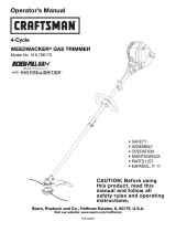 Craftsman WEEDWACKER Incredi-Pull 316.796170 Manual de usuario