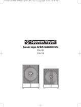 Cerwin-Vega CVA-118 Manual de usuario