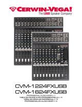 Cerwin-Vega CVM-1624FXUSB Manual de usuario