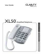 Clarity XL50 Manual de usuario