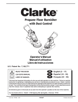 Clarke Propane Floor Burnisher Manual de usuario
