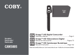 COBY electronic CAM4505 Manual de usuario