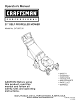 Craftsman 247.887210 Manual de usuario