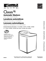 Kenmore Elite Oasis HE 110.2706 Series Manual de usuario