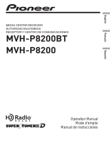Pioneer MVH-P8200BT Manual de usuario