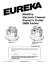 Eureka 2800 Series Manual de usuario