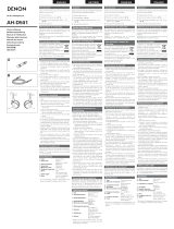 Denon AH-D501 Manual de usuario